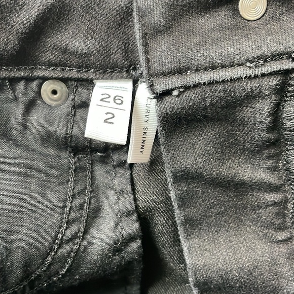 Ann Taylor Loft Black Curvy Skinny Jeans size 26/2 - Picture 11 of 11